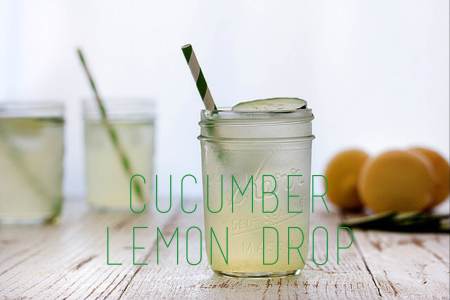 Cucumber lemon drop